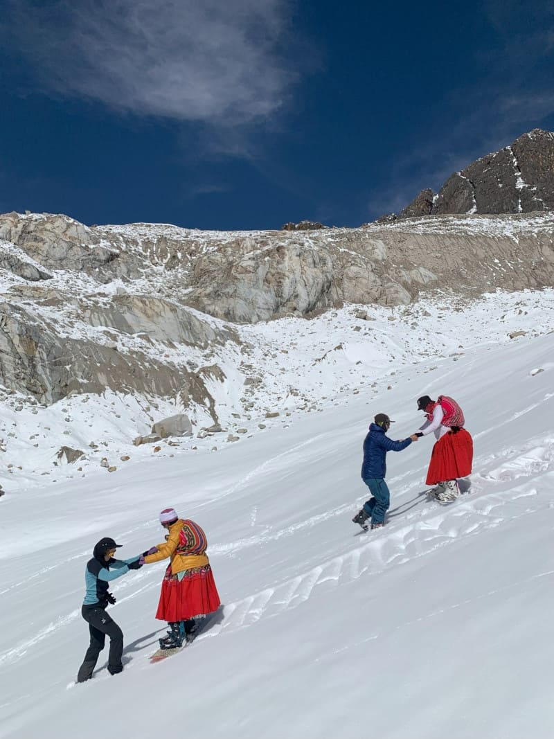 Aventuras del proyecto 6.000Split en los nevados de Bolivia